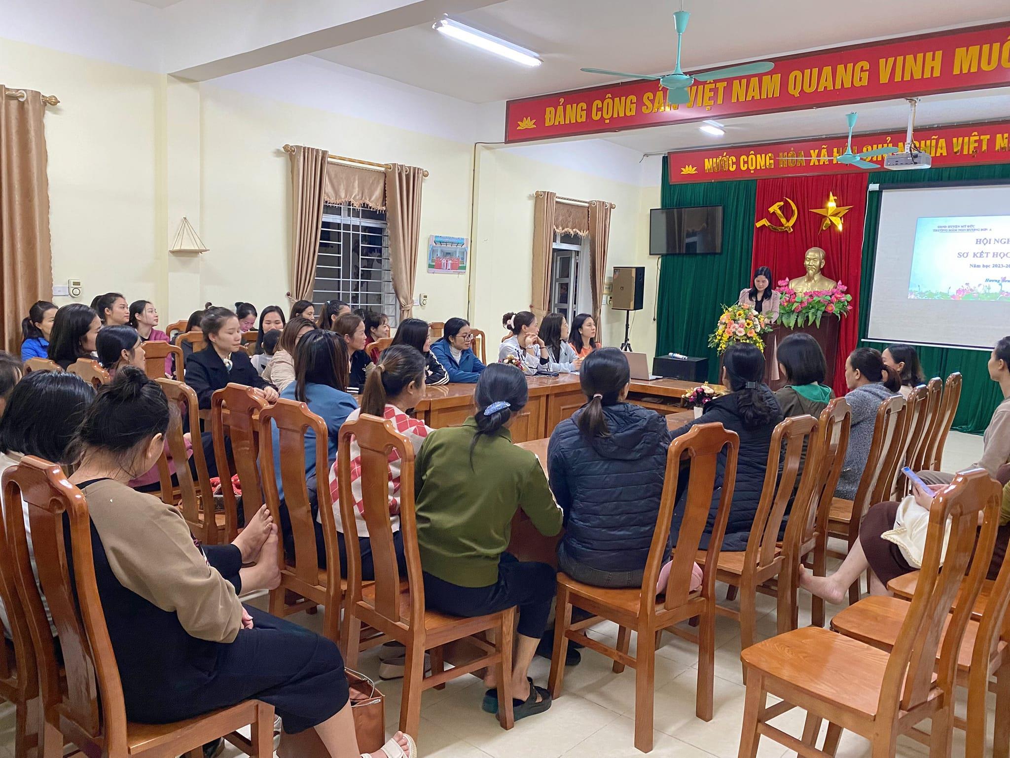 MN HƯƠNG SƠN A SƠ KẾT HỌC KỲ 1 - NĂM HỌC 2023 - 2024🌹