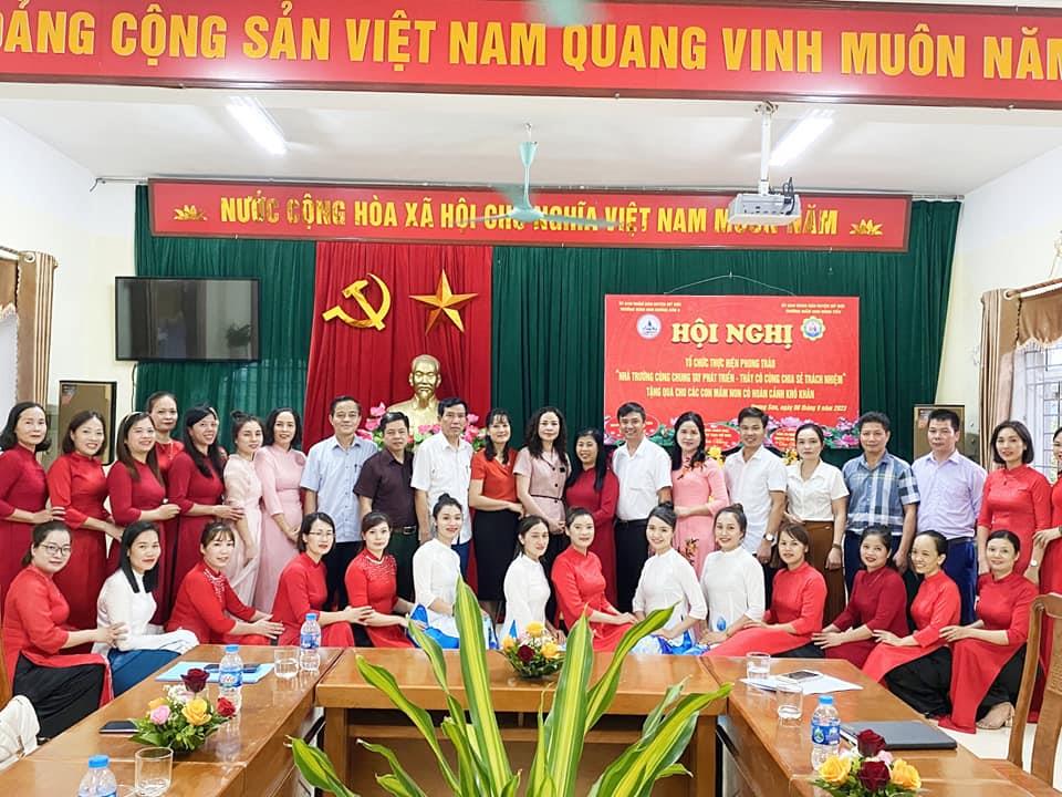 Nhà truờng cùng chung tay phát triển - Thầy cô cùng sẻ chia trách nhiệm” trên địa bàn huyện Mỹ Đức giai đoạn 2022-2025