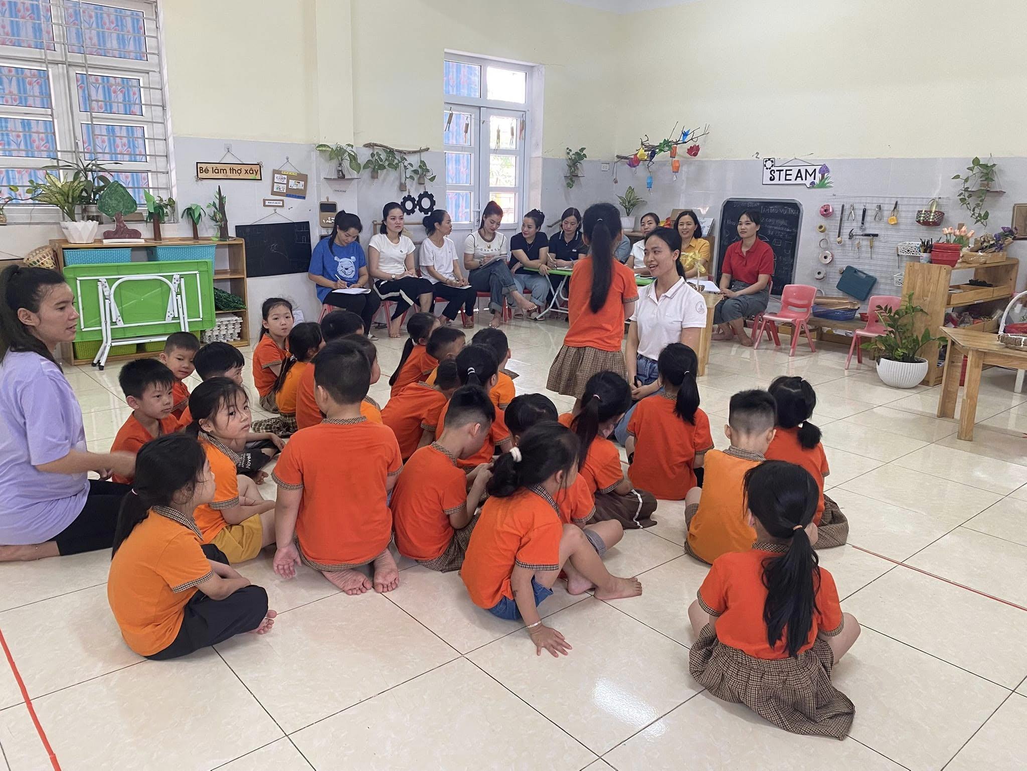 TỔ CHỨC KIẾN TẬP TIẾT GIÁO VIÊN GIỎI CẤP HUYỆN