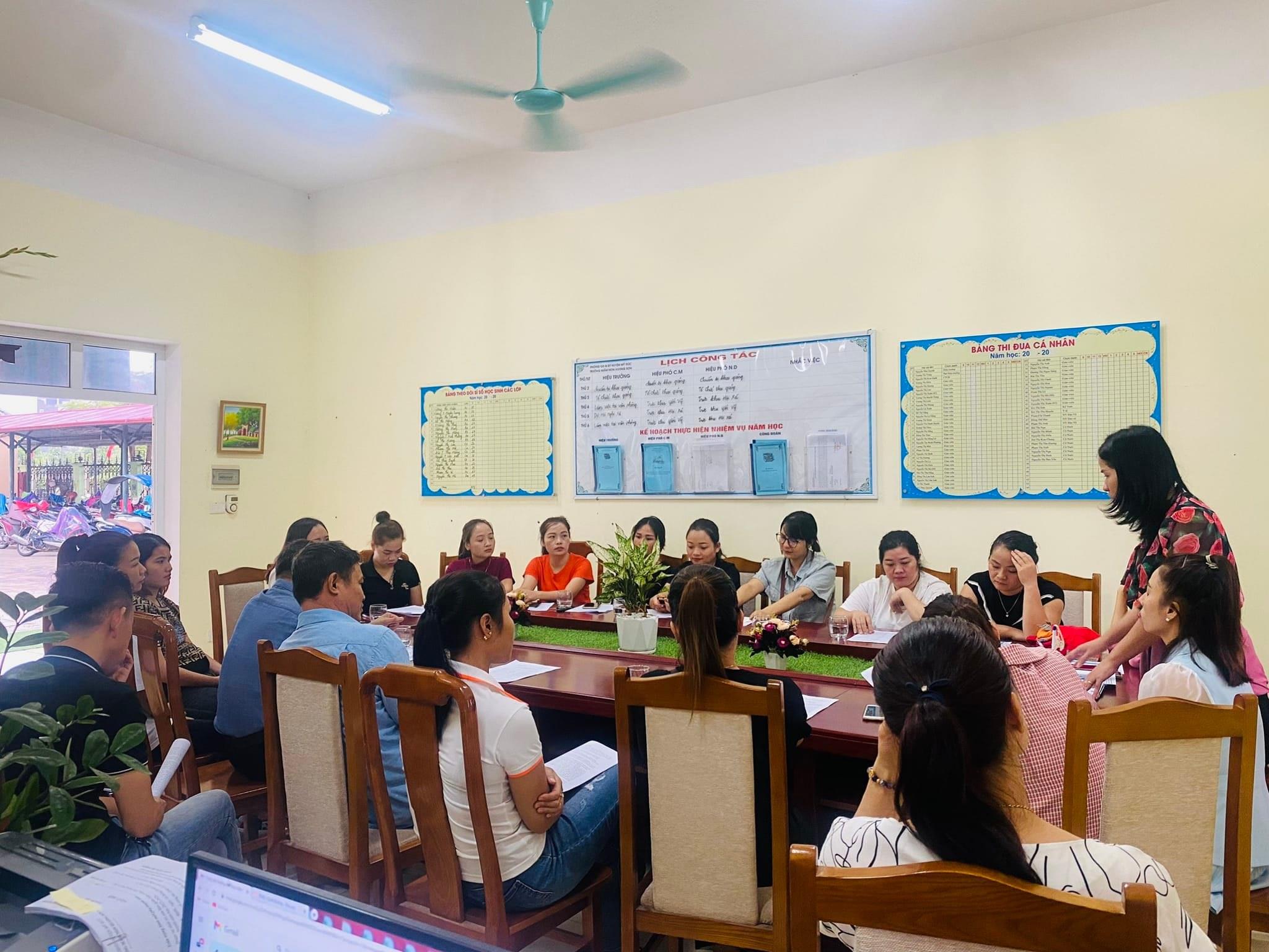 NHÀ TRƯỜNG TỔ CHỨC HỌP BAN ĐẠI DIỆN CHA MẸ HỌC SINH VÀ HỌP PHỤ HUYNH CÁC LỚP NĂM HỌC 2023-2024