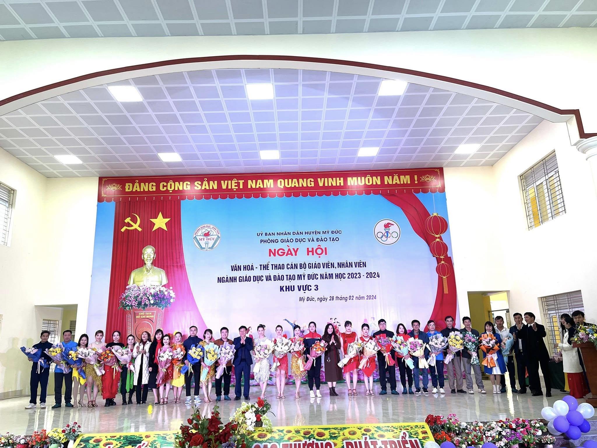 🎉 HỘI THI VĂN HÓA - THỂ THAO CÁN BỘ GIÁO VIÊN NHÂN VIÊN NGÀNH GIÁO DỤC HUYỆN MỸ ĐỨC NĂM HỌC 2023-2024🎉